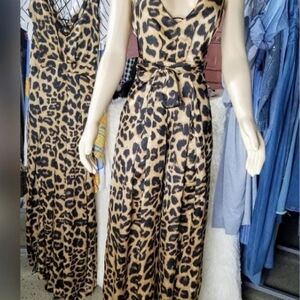 Leopard Print Jumpsuit